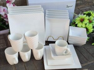 24pc Ceramic Dinner Set – Elegance for Every Table