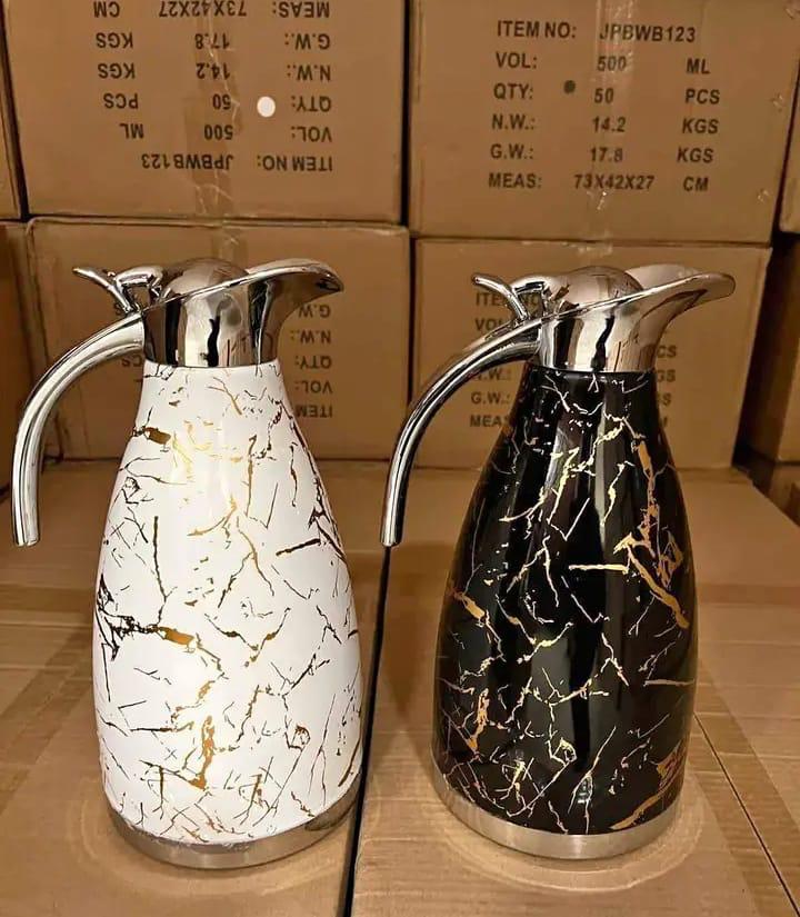 Marble Vacuum Flask 2L – Keeps Drinks Hot 12H